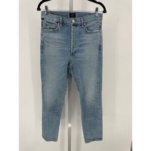 Citizens of Humanity Olivia Crop High Rise Slim Jeans Women's Size 29 Button Fly